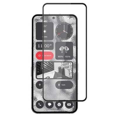 Nothing Phone 2 Mocolo 2.5D Tempered Glass melns ekrāna aizsargstikls | Vacins.lv