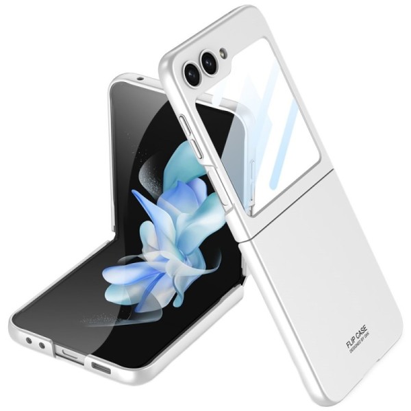 Пластиковый чехол GKK Creative — серебристый (Galaxy Flip5)