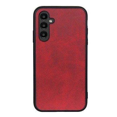 Samsung Galaxy A14 5G (SM-A146B, SM-A145F) „Bi-Color“ Splicing sarkans ādas apvalks | Vacins.lv