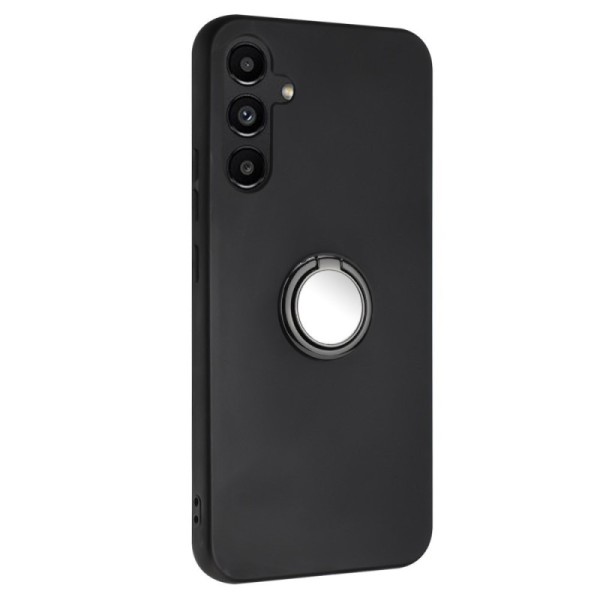 Твердый силиконовый чехол „Kickstand“ (TPU) - чёрный (Galaxy A14 5G / A14 4G)