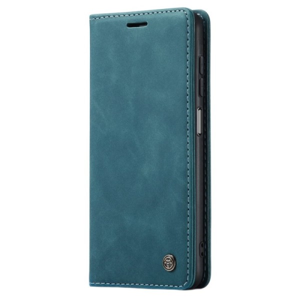 Кожиный чехол-книжка „CaseMe“ Retro - зелёный (Galaxy A14 5G)