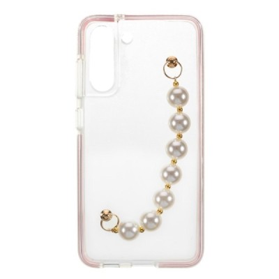 Samsung Galaxy S21 FE (Fan Edition) 5G „Pearl“ Strap твердый силиконовый чехол - прозрачный | Vacins.lv