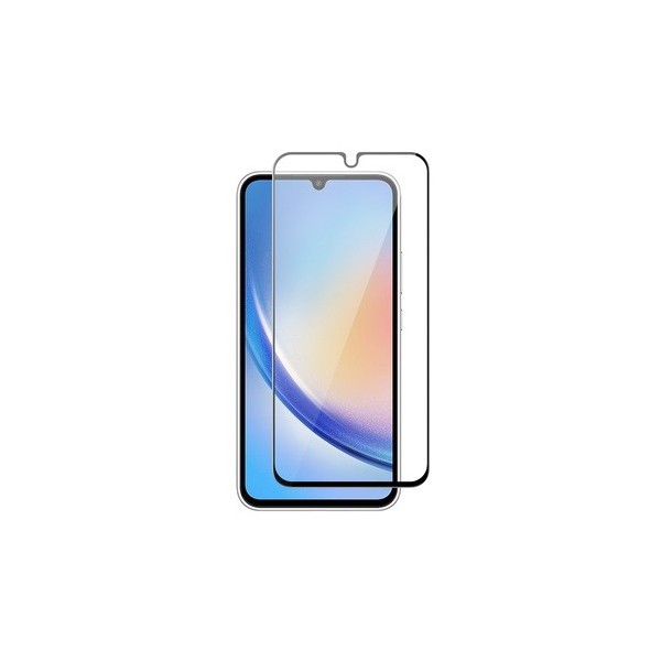 „Ceramics“ hibrīda ekrāna aizsargplēve (pilnīgi aizsedzama) - melna (Galaxy A34 5G)