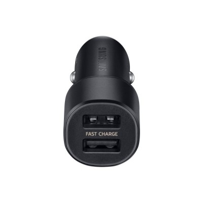 Оригинал Samsung Dual Fast Charge EP-L1100 автомобильное зарядное устройство (15W) - чёрный + Type-C провод | Vacins.lv
