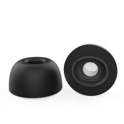 „AhaStyle“ WG AirPods Pro (Pro 2) silikona melns austiņu uzgaļi | Vacins.lv