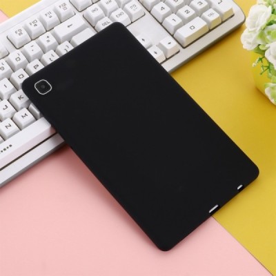 Samsung Galaxy Tab A7 Lite 8.7 2021 (T220, T225) „Shell“ cieta silikona (TPU) melns apvalks | vacins.lv