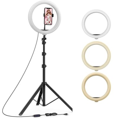 „Tripod“ LED Ring Fill Light держатель для телефона - подставка для селфи | Vacins.lv