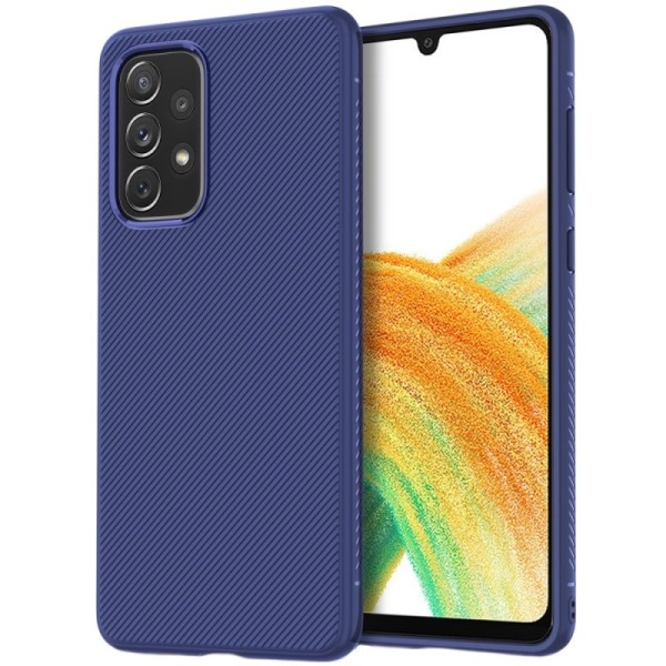Твердый силиконовый чехол „Jazz“ (TPU) - синий (Galaxy A33 5G)