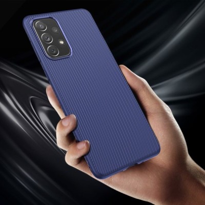 Твердый силиконовый чехол (TPU) для Samsung Galaxy A33 5G (SM-A336E) - синий | Vacins.lv