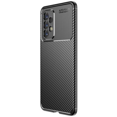Твердый силиконовый чехол (TPU) для Samsung Galaxy A33 5G (SM-A336E) - чёрный | Vacins.lv