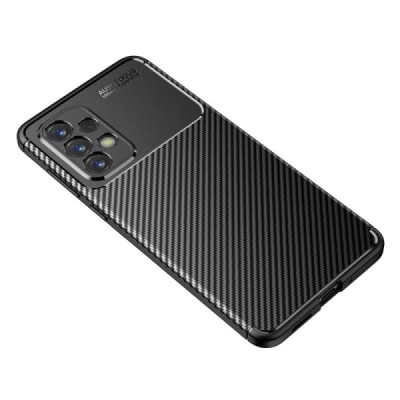 Твердый силиконовый чехол (TPU) для Samsung Galaxy A33 5G (SM-A336E) - чёрный | Vacins.lv