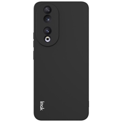 Huawei Honor 90 „Imak“ cieta silikona (TPU) melns apvalks | vacins.lv