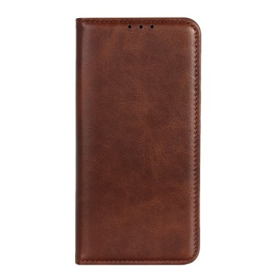 Xiaomi Redmi 10 „Split“ тёмно-коричневый кожаный чехол-книжка | Vacins.lv