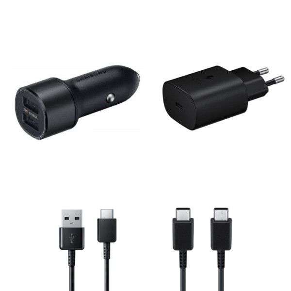 „Samsung“ Charger Set Eco комплект зарядного устройства (25W + 15W)