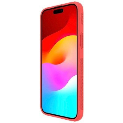 Apple iPhone 15 Plus „Nillkin“ Frosted Shield Pro красный чехол | Vacins.lv