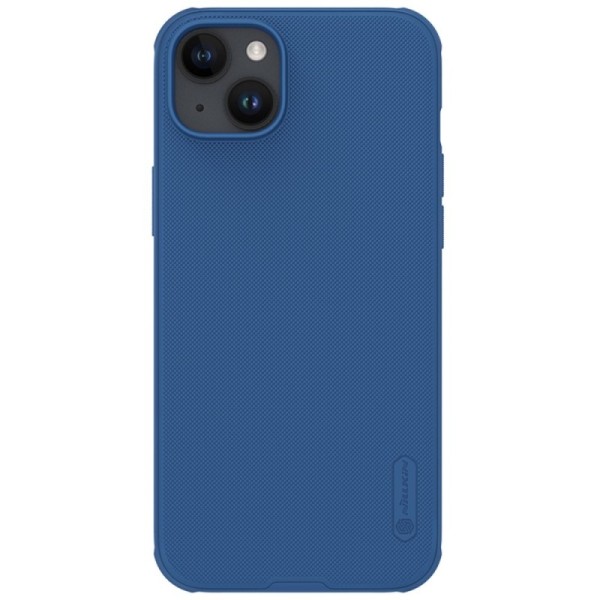 „Nillkin“ Frosted Shield Pro apvalks - zils (iPhone 15 Plus)