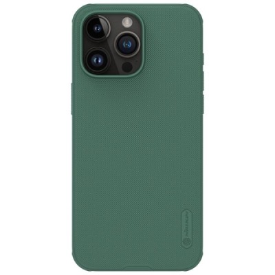 Apple iPhone 15 Pro „Nillkin“ Frosted Shield Pro zaļš vāciņš, apvalks | Vacins.lv