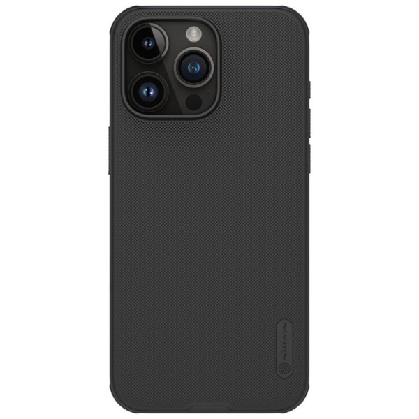 „Nillkin“ Frosted Shield Pro apvalks - melns (iPhone 15 Pro Max)