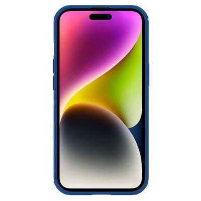 Apple iPhone 15 „Nillkin“ CamShield Pro Magnetic синий чехол с защитной крышкой для камеры | Vacins.lv