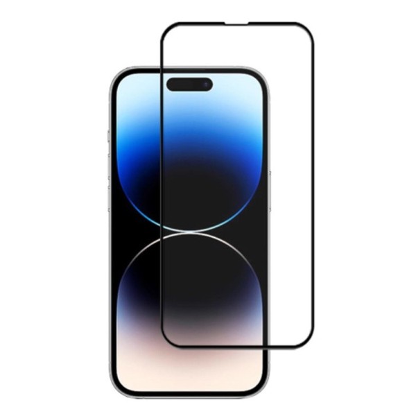 „Mocolo“ 2.5D Tempered Glass ekrāna aizsargstikls 0.26 mm - melns (iPhone 15 Pro)