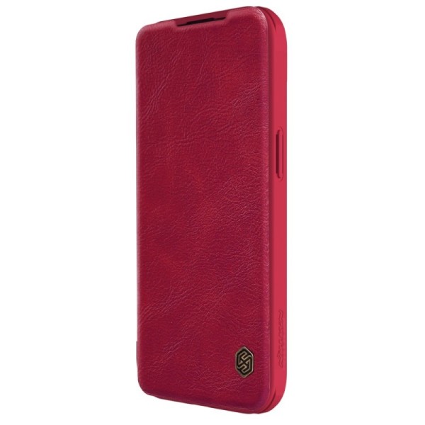 „Nillkin“ Qin Pro atvēramais maciņš - sarkans (iPhone 15)