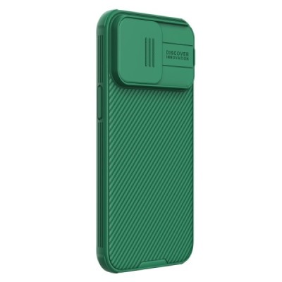 Apple iPhone 15 Pro Max „Nillkin“ CamShield Pro zaļš apvalks | Vacins.lv