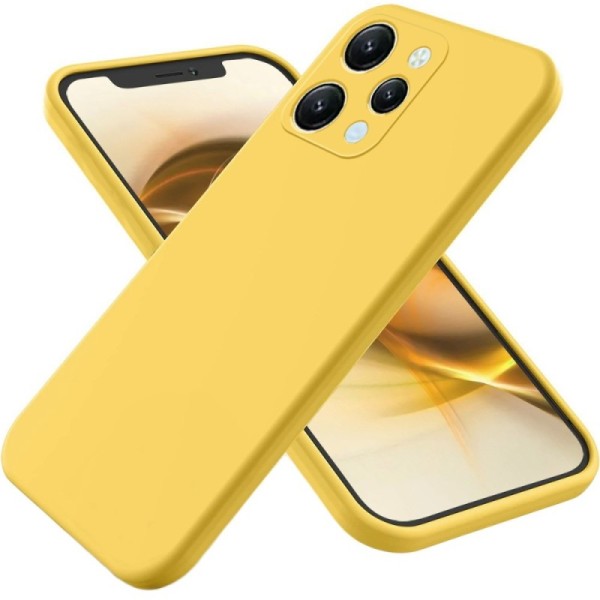 „Shell“ cieta silikona (TPU) apvalks - dzeltens (Redmi 12 4G)