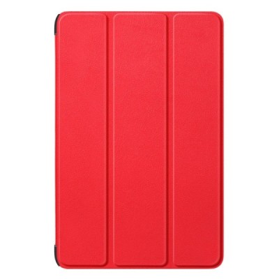 Samsung Galaxy Tab S10+, S9+, S9 FE+ красный кожаный чехол-книжка (складной) | Vacins.lv