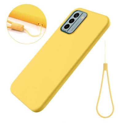 Nokia G22 Shell (TPU) твердый силиконовый чехол - жёлтый | Vacins.lv