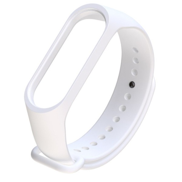 Viedā pulksteņa cietā silikona (TPU) siksniņa - balts (Mi Band 4)