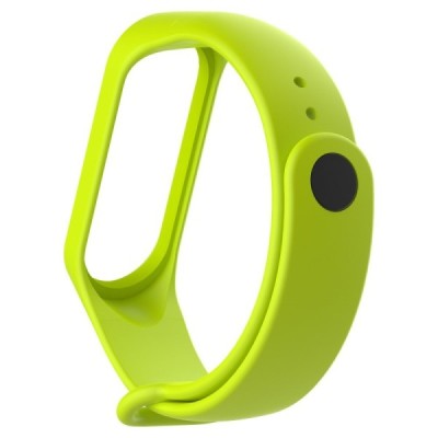 Твердый силиконовый зелёный браслет (TPU) для умных часов Xiaomi Mi Band 4 | Vacins.lv