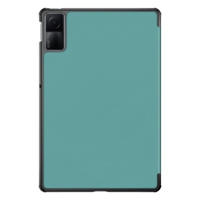 Xiaomi Redmi Pad SE 11" зелёный кожаный чехол-книжка (складной) | Vacins.lv