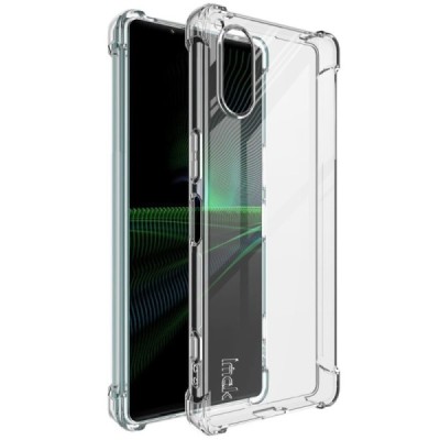 Sony Xperia 5 V Imak усиленный твердый силиконовый чехол TPU - прозрачный | Vacins.lv