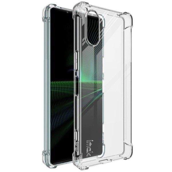 Усиленный твердый силиконовый чехол „Imak“ (TPU) - прозрачный (Xperia 5 V)