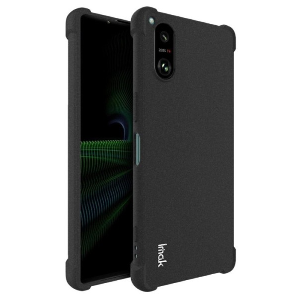 Противоударный твердый силиконовый чехол „Imak“ (TPU) - чёрный (Xperia 5 V)