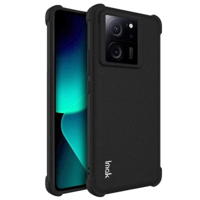 Xiaomi 13T (13T Pro) Imak pastiprinātas aizsardzības cieta silikona (TPU) melns vāciņš | Vacins.lv