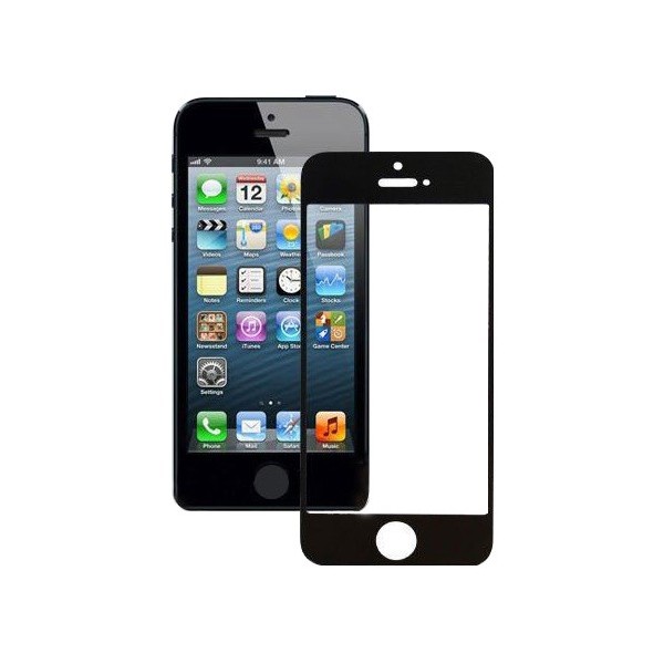 „Guardian“ Tempered Glass ekrāna aizsargstikls 0.26 mm - melns (iPhone 5 / 5s / SE)