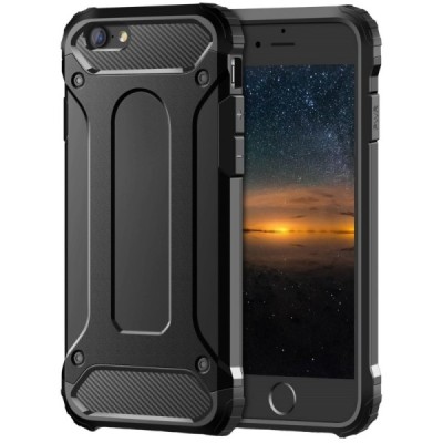 Pastiprinātas aizsardzības melns Apple iPhone 7 apvalks | Vacins.lv