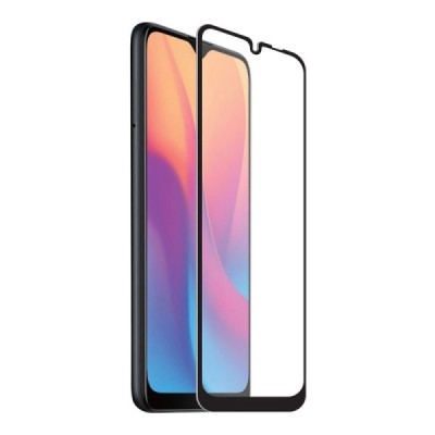 Xiaomi Redmi 9 (9A, 9C) „Guardian“ Tempered Glass melns ekrāna aizsargstikls | Vacins.lv