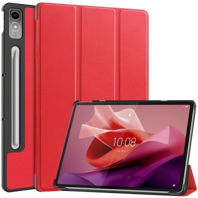 Lenovo Tab P12 12.7" atvēramais sarkans maciņš | Vacins.lv
