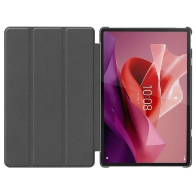 Lenovo Tab P12 12.7" серый кожаный чехол-книжка (складной) | Vacins.lv