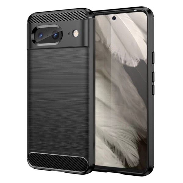 „Carbon“ cieta silikona (TPU) vāciņš - melns (Pixel 8)