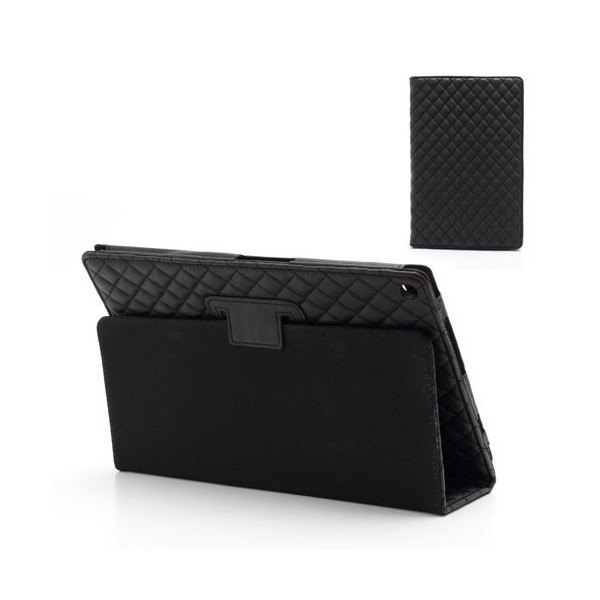 Stilīgs atvērams futrālis - melns (Xperia Tablet Z)