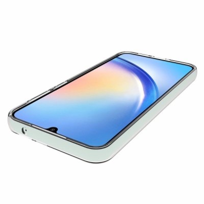 Твердый силиконовый чехол (TPU) для Samsung Galaxy S23 FE (Fan Edition), прозрачный | Vacins.lv