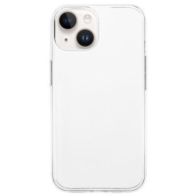 Твердый силиконовый чехол (TPU) для Apple iPhone 15 Plus, прозрачный | Vacins.lv