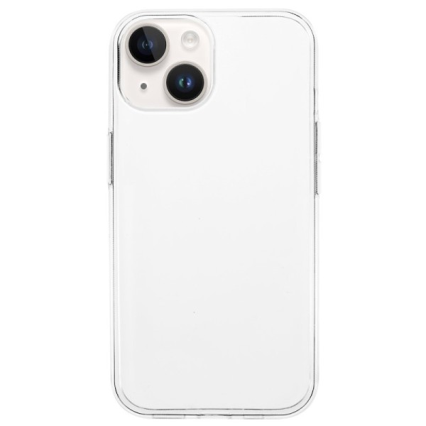 Твердый силиконовый чехол (TPU) - прозрачный (iPhone 15 Plus)