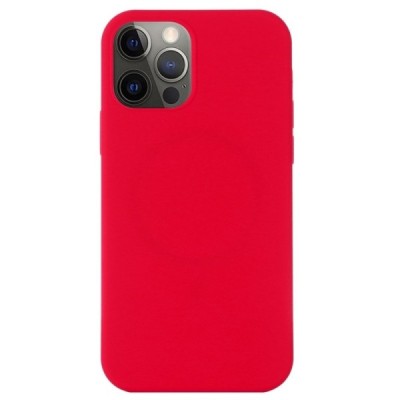 Apple iPhone 12 и Apple iPhone 12 Pro Shell MagSafe твердый силиконовый красный чехол из TPU | Vacins.lv
