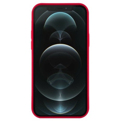 Apple iPhone 12 un Apple iPhone 12 Pro „Shell“ MagSafe cieta silikona (TPU) sarkans apvalks | vacins.lv
