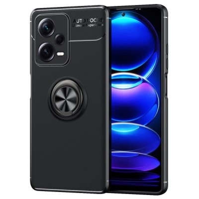 Xiaomi Redmi Note 12 Pro+ 5G „FOCUS“ Kickstand (TPU) твердый силиконовый чехол - чёрный | Vacins.lv