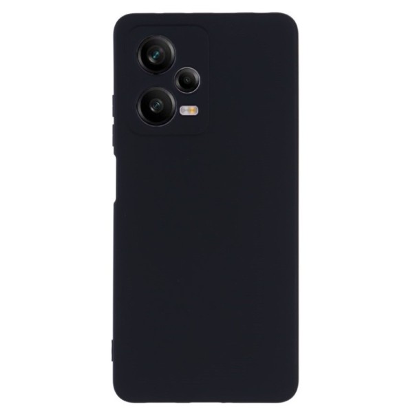 „Shell“ cieta silikona (TPU) apvalks - melns (Redmi Note 12 Pro+ 5G)